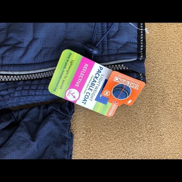 Top Paw Reflective Packable Pet Coat Dog Jacket M - Picture 6 of 6